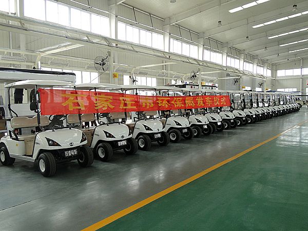 石家莊環(huán)保局購(gòu)置電動(dòng)清運(yùn)車發(fā)車儀式
