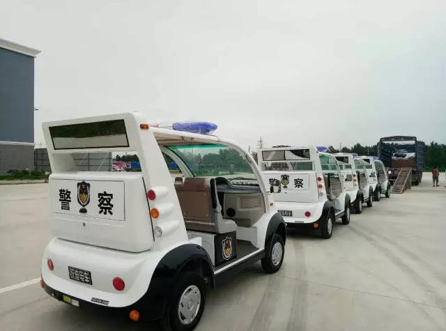 躍迪電動警用巡邏車順利發(fā)往濟(jì)南
