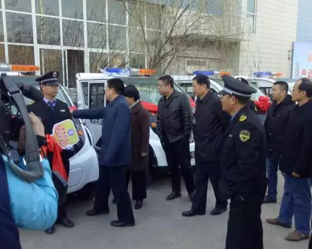 躍迪電動巡邏車新裝上陣，開啟滕州食藥監(jiān)體系新征程