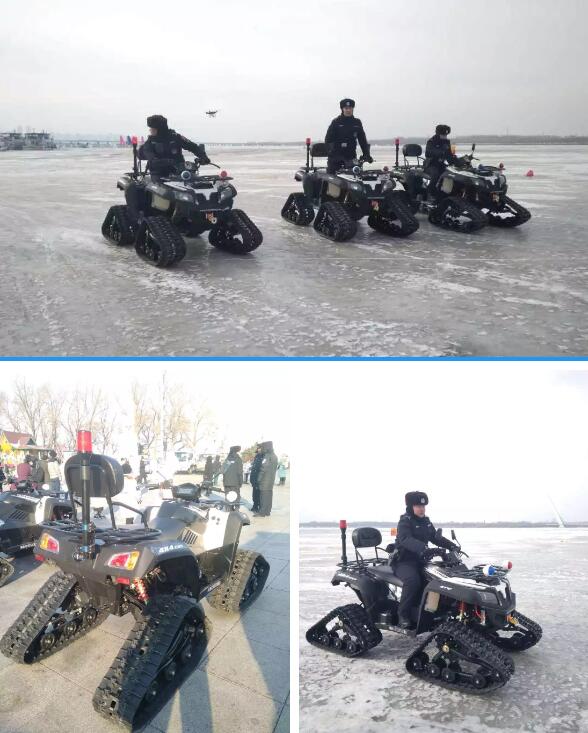 躍迪新型雪地摩托車(chē)帥氣上崗|保駕冰城春節(jié)平安
