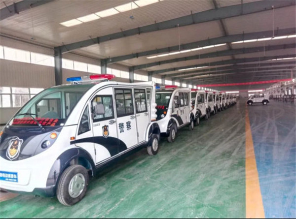 躍迪電動巡邏車批量發(fā)往云南省一助力巡邏保安全